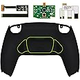eXtremeRate Black Back Paddles Programable Rise 2.0 Remap Kit for PS5 Controller BDM-010 020, Upgrade Board & Redesigned Back Shell & Back Buttons Attachment for PS5 Controller - Without Controller