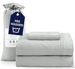 Casa Platino Twin Sheets, 3 Piece Set, Pre-Washed