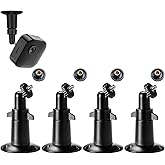 Tonton 4 Pack Blink Outdoor Camera Mount, 360&deg; Adjustable Wall Mount Bracket for Blink Outdoor 4 (4th Gen) / (3rd Gen), Blink XT / XT2, Blink Mini, Universal Camera Wall Mount Holder, Black