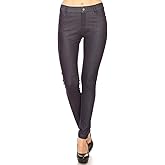 YELETE Women's Ultra Soft Classic Bermuda Shorts Capris Full Lenth Jeggings