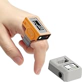 NETUM XR700 Wearable 2D Finger Ring Barcode Scanner with Display | Mini Bluetooth Finger Scanner with NFC, IP68 Waterproof, Ultra Lightweight 1D/2D QR Bar Code Reader for Warehouse &amp; Logistics