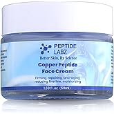 Copper Peptide Face Cream Anti Wrinkle 1.7 fl oz Copper Tripeptide-1, Repair, and Firming Daily Face Cream