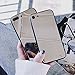 KIMICO case for iPhone 8 Plus and iPhone 7 Plus, Tempered Glass Mirror Case [High Clarity + 0% Distortion Mirror] Soft TPU Bumper [Anti-Scratch] Makeup, Touch up and Back Camera Selfies(Rumination 8+)