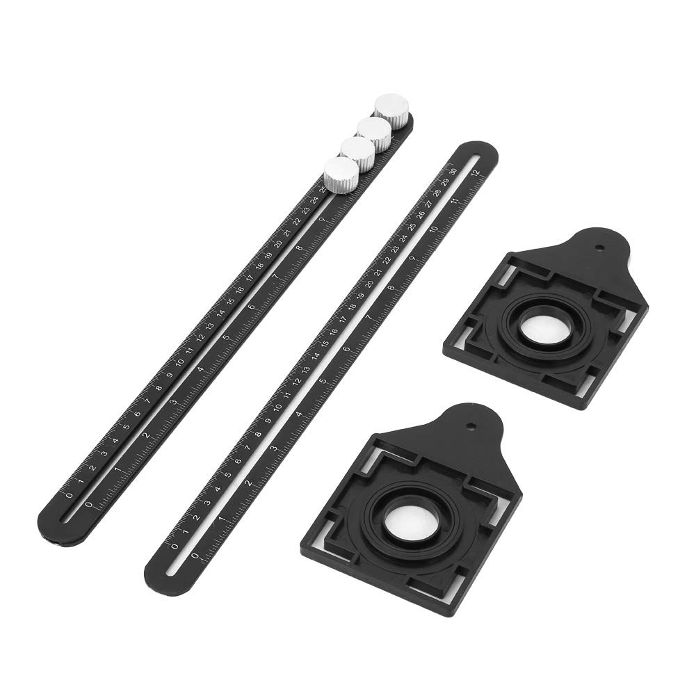 Multi-Angle Measuring Ruler Aluminum Alloy & Stainless Steel Adjustable Angle Finder Tool for Tile Layout, Carpentry, DIY Building Projects & Woodworking