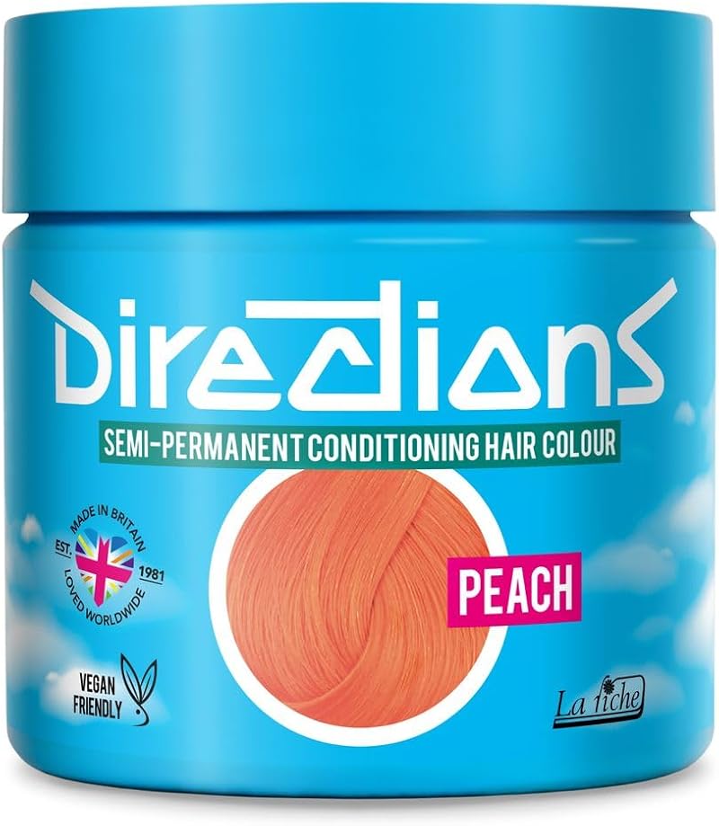 La Riche Directions Peach Semi-Permanent Hair Color 88ml New