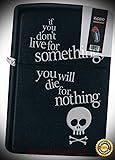 29091 Live for Something-die for Nothing Black