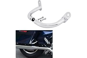 TCT-MOTORPARTS Saddlebag Guard Support Bracket Fits for Harley Electra Glide FLHT FLHTC FLHTCU 97-08