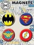 Ata-Boy DC Comics Classic Logos Set of 4 1.25
