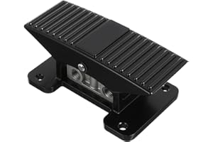 ULTECHNOVO Foot Pedal Valve 3 Way 2 Position Threaded Rubber Nonslip Pressure Control