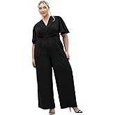 City Chic Women's Plus Size Jumpsuit - Braelynn V Neck