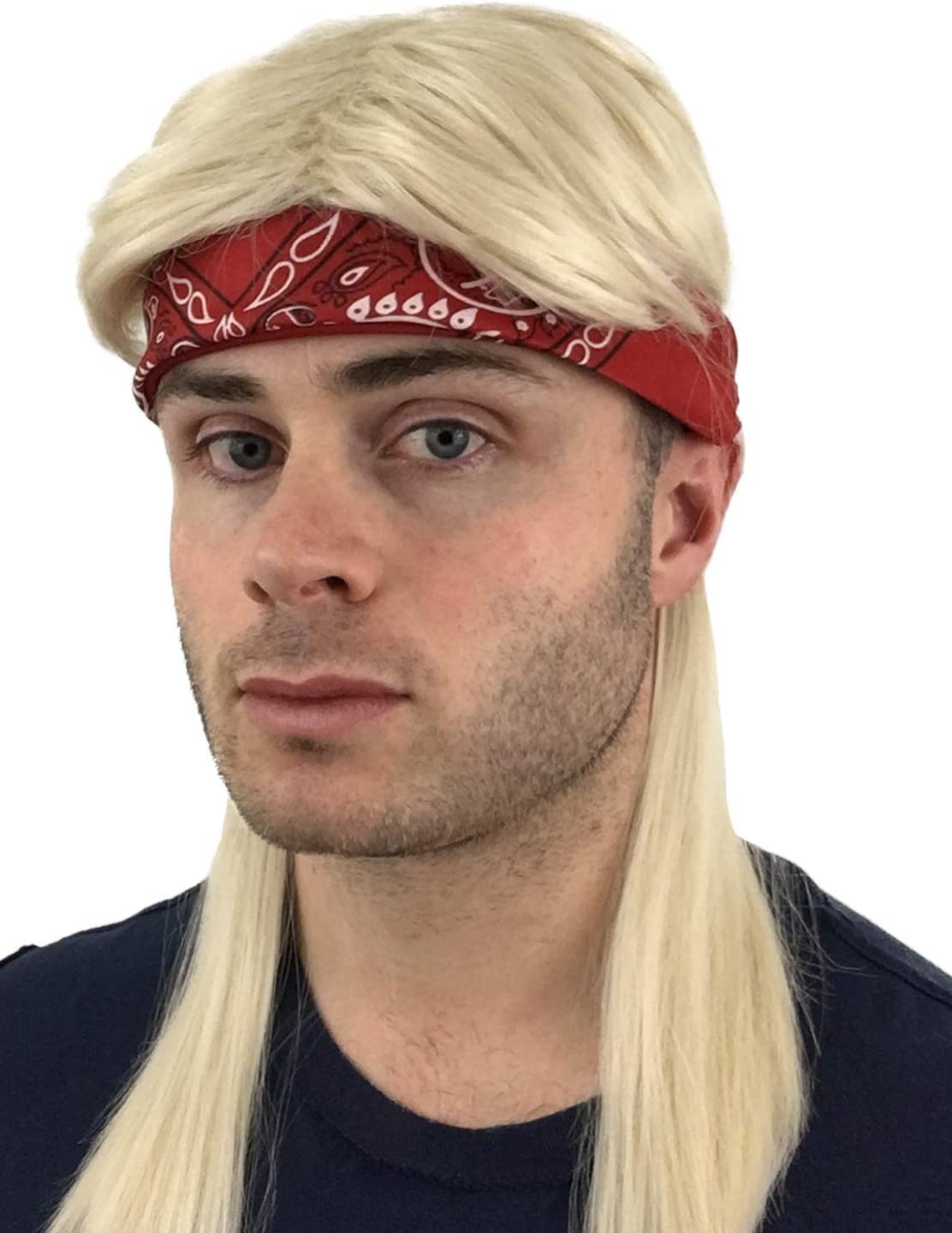 2 pc. Premium Party Wig + Bandana (Multiple Styles)