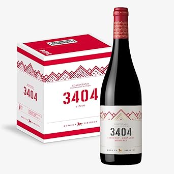 3404 Vino Tinto - Caja de 6 bot. de 75 cl.: Amazon.es: Alimentación y bebidas