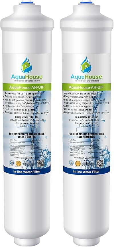 2x AquaHouse UIF-LA Compatible for Lamona HK1032 Water Filter for Howdens Tap