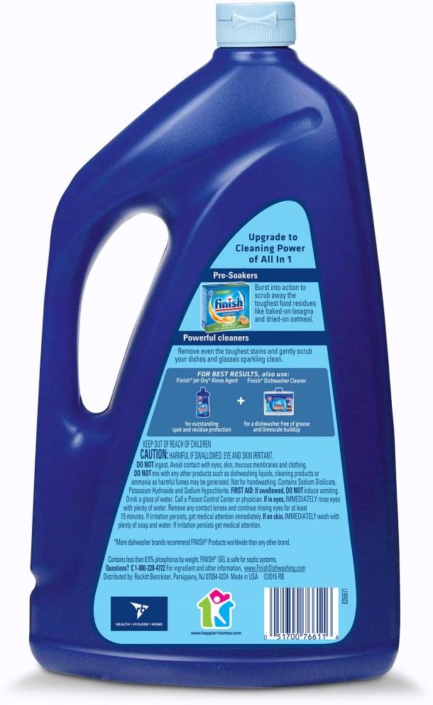 Finish Scent Liquid Gel, Orange Fresh, 75 Ounce: Health & Personal Care