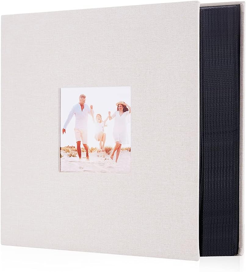 Photo Albums, Frames & Accessories - Artmag Fabric Photo Album 4x6 600 Large Capacity for Family Wedding Anniversary Linen Album Holds 600 Horizontal and Vertical Photos (600 Pockets, Beige)