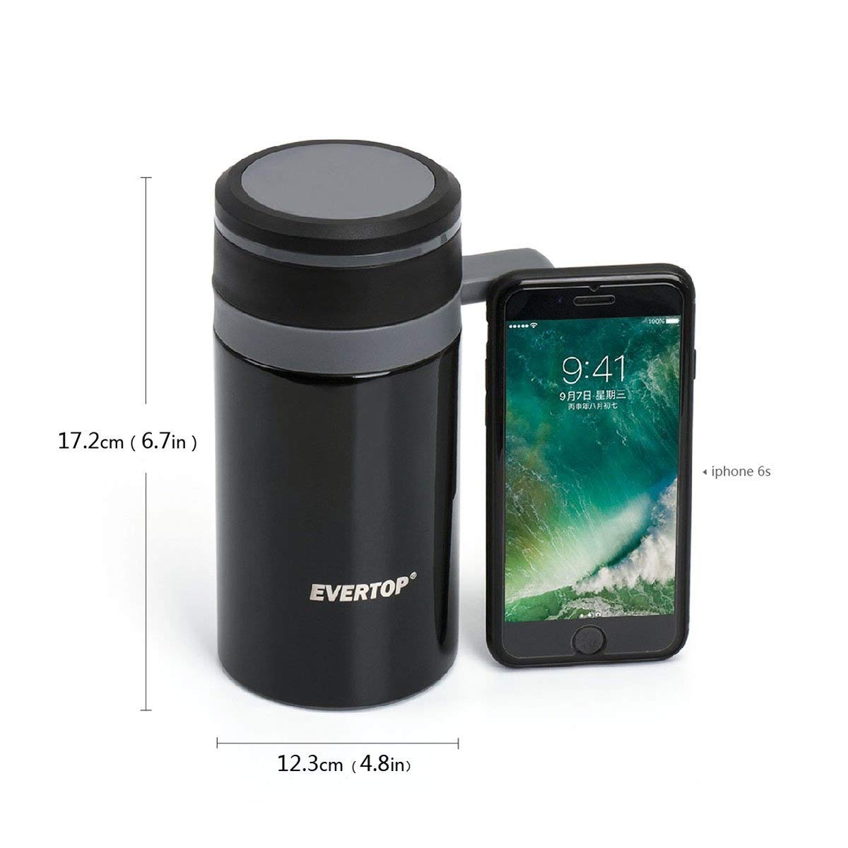 Vacuum Insulated Stainless Steel Travel Mug with Easy-Clean Lid Coffee Container Tea Camp Cup Water Bottle,16oz