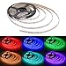 LE 5m/16.4ft 300 LEDs RGB Strip Light Kit SMD 5050 Remote Control Waterproof LED Ribbon Light for DIY Christmas Holiday Home Kitchen Car Bar Party Decoration