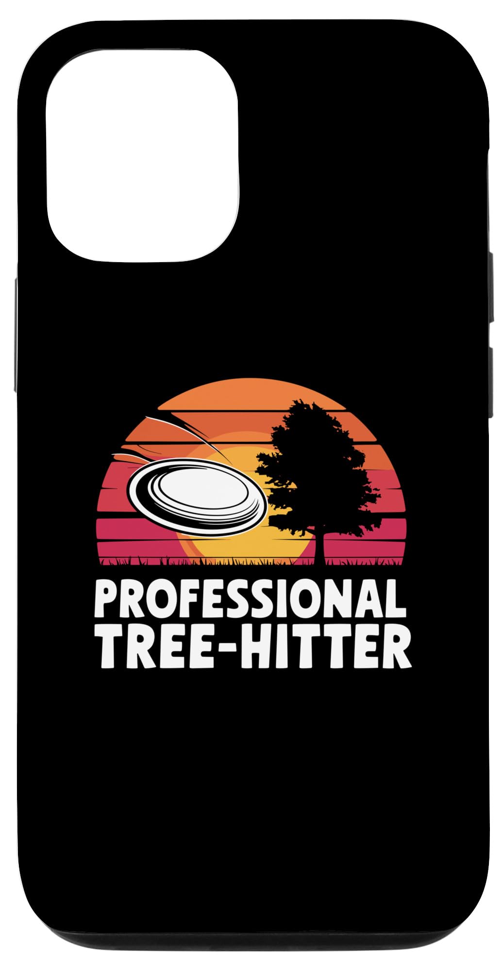 iPhone 14 Disc Golfing Disc, Professional Tree-Hitter, Retro Disc Golf Case