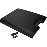 20864151 Center Console Lid Kit - Center Console Cover with Latch for Chevy | 2007-2014 Silverado,Tahoe,Suburban,Avalanche/GMC Yukon(XL)/Sierra 1500/2500/3500 Replaces# 20864154 20864153 (Black)