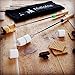 MalloMe Marshmallow Roasting Sticks Set of 10 Telescoping Rotating Smores Skewers & Hot Dog Fork 32 Inch Kids Camping Campfire Fire Pit Accessories | Free Pouch, 10 Bamboo & Marshmallow Sticks Ebookthumb 3