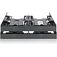 ICY Dock Flex Fit Quattro MB344SP – Mounting Frame for 4 x 2.5 Inches (6.4 cm) SSD/HDD in 1 x 5.25 Inches (13.3 cm)