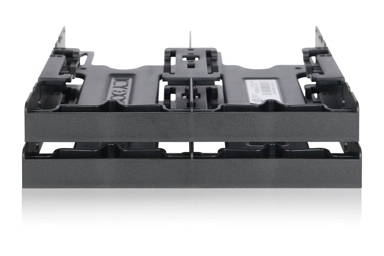 Icy Dock Flex Fit Quattro MB344SP – Mounting Frame for 4 x 2.5 Inches (6.4 cm) SSD/HDD IN 1 x 5.25 Inches (13.3 cm)