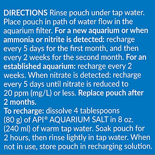 API NITRA-ZORB SIZE 6 Aquarium Canister Filter Filtration Pouch 1-Count Bag, Model:110A