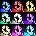 LED Strip Light, WEKSI Waterproof LED Tape Lights 300LEDs Lightstrip 32.8ft 10m Color Changing RGB 5050 LED Light Strip Kit with 44 Keys Remote Controller and 12V 5A Power Supply