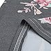 Wide Leg Pants, Kimloog Women Floral Print High Waist Loose Casual Drawstring Trousers (L, Dark Gray)