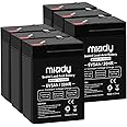 Miady 6V 5Ah Rechargeable Sealed Lead Acid Battery(6 Pack)