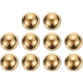 uxcell 10pcs Precision Solid Brass Bearing Balls 5/8" Industrial Brass Ball Spheres for Machinery, Automotive, and DIY