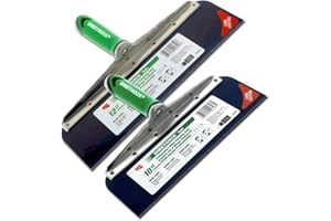 USG Sheetrock 2-Piece Offset Drywall Taping Knife Set - 10" and 12" w/Blue Steel Blade