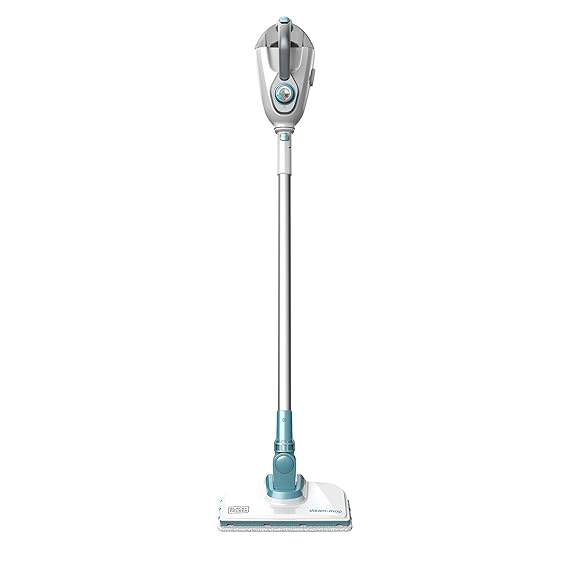 Black+Decker FSMH1300FX 7-in-1 Dampfbesen und Handdampfgerät Steam-Mop (1300W, mit Bodenverlängerung und Kalkschutzsystem, in
