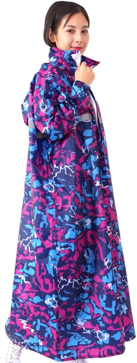 Amazon レインコート 男女兼用 自転車 バイク ポンチョ 反射テープ フード付き ロング 合羽 軽量 耐久性 防水 防汚 レインウエア おしゃれ リュック対応 四季 アウトドア 通勤 通学 花柄 8色展開 Xl 3xl レインコート ポンチョ 通販