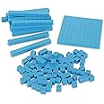 Learning Resources Base Ten Blocks Smart Pack - 121 Pieces, Ages 6+ | Grades 1+ Base Ten Blocks for Math, Math Learning Suppl