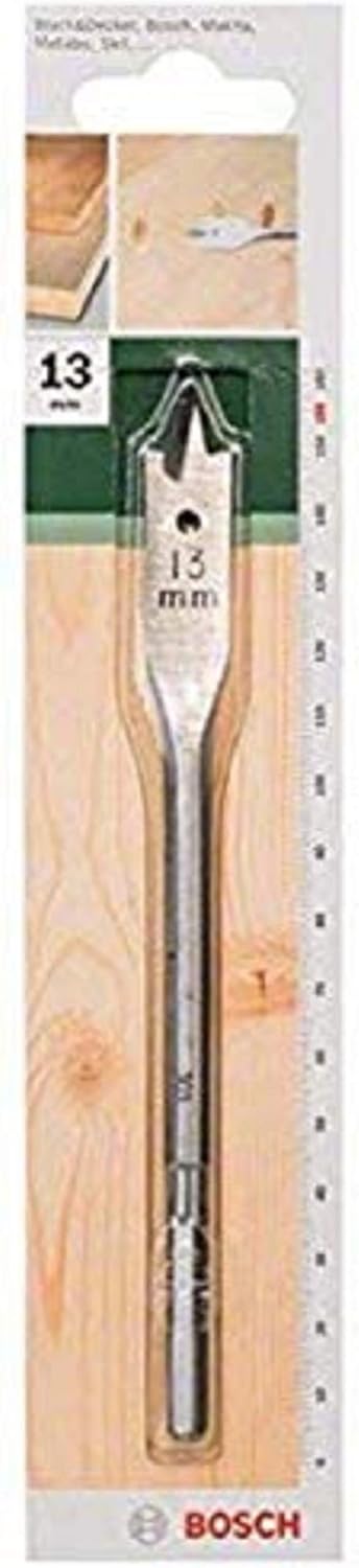 Bosch 1x Spade Bit (for softwood medium-hard wood, Hex, diameter 13,0 mm, Accessory Drill Driver), 13 mm