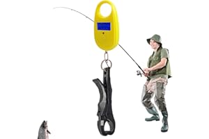 Kumprohu Fish Scale | Electronic Fishing Scale - Portable Electronic Digital Fishing Scale with High Precision Measure, Store