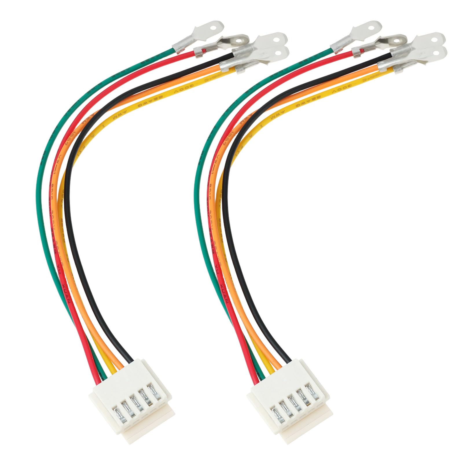 VGOL 2pcs 5P to 4.8mm Terminal Arcade Joystick Wiring Harness for 8P Joysticks, Arcade Fighting Machines