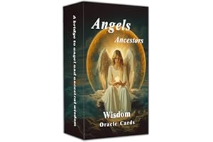 Han Yu Bowen Angels Ancestors Oracle Cards Deck, Oracle Tarot Cards Spiritual Guidance Oracle Cards for Beginners, Wisdom from Angels and Ancestors, Oracle Deck for Inner Growth and Cosmic Connection