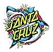 Santa Cruz Skateboard / Surf Sticker - Shark Dot - Approx 8cm wide. surfing skating board surfboard