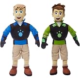 Mighty Mojo Wild Kratts Plush Toy Doll &ndash; Chris &amp; Martin Kratt 14" &ndash; Adventure Set &ndash; Creature Power Suit - Embroidered Details for Fans of The Popular TV Series - PBS