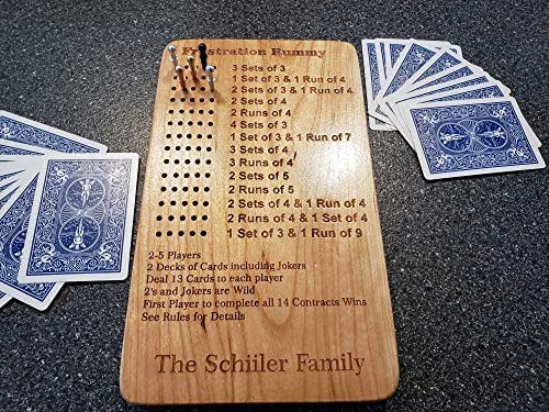 Frustration Rummy Game Board Amazon ca Handmade Products