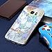 DAMONDY Galaxy S7 Edge Case,3D Shiny Marble Glitter Ultra Thin Slim Back Skin Full Body Protective Soft TPU Rubber Bumper Case Phone Cover for Samsung Galaxy S7 Edge-Gold