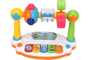 ifundom Instrument musical éducatif avec lumières lumineuses en plastique pour garçon et fille Couleur aléatoire