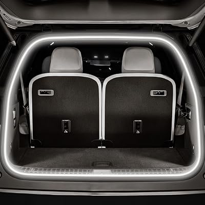 Striscia di luce del bagagliaio per auto, 4m Striscia Luminosa per Bagagliaio tagliabile flessibile,led bagagliaios auto,striscias LED per autos Trunk con Sensore Automatico,per autos,SUV,bianco