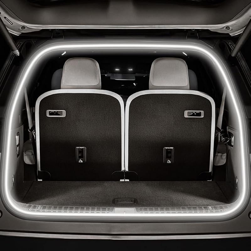 Striscia di luce del bagagliaio per auto, 4m Striscia Luminosa per Bagagliaio tagliabile flessibile,led bagagliaios auto,striscias LED per autos Trunk con Sensore Automatico,per autos,SUV,bianco