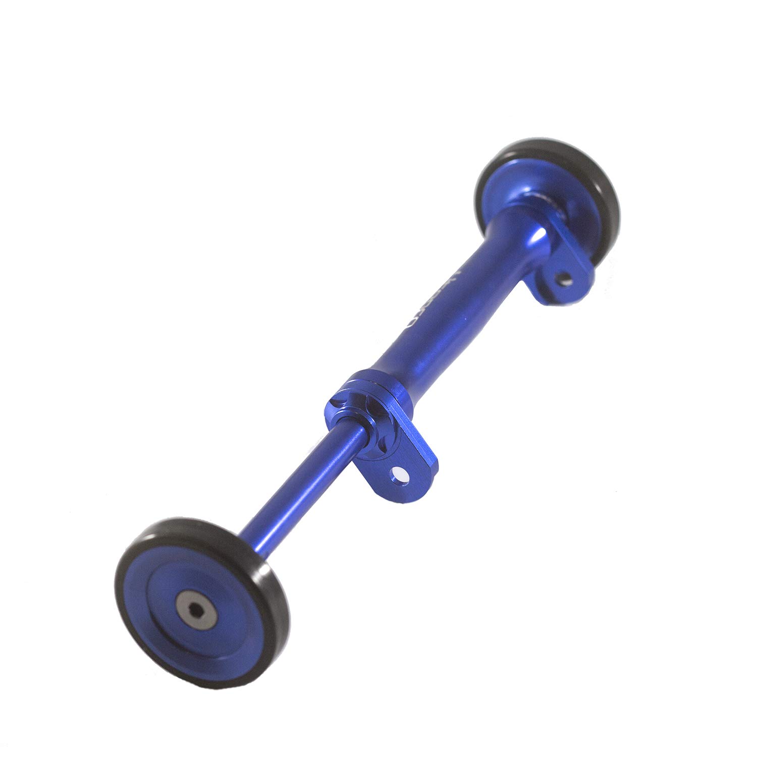 LITEPRO Eazy Wheels Extender + Wheels for BROMPTON Folding Bicycle in BLUE