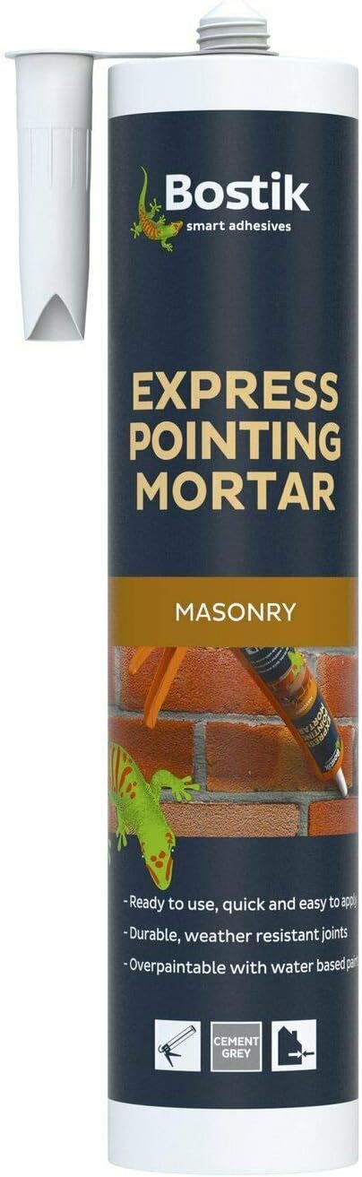 Bostik 310ml Express Cement Pointing Mortar Grey Pack of 5