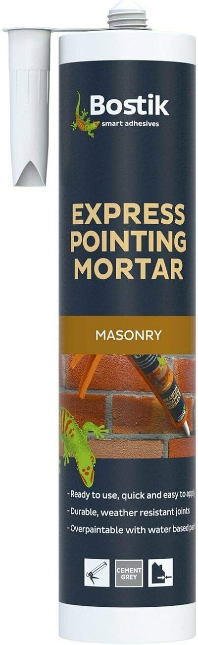 Bostik 310ml Express Cement Pointing Mortar Grey Pack of 5