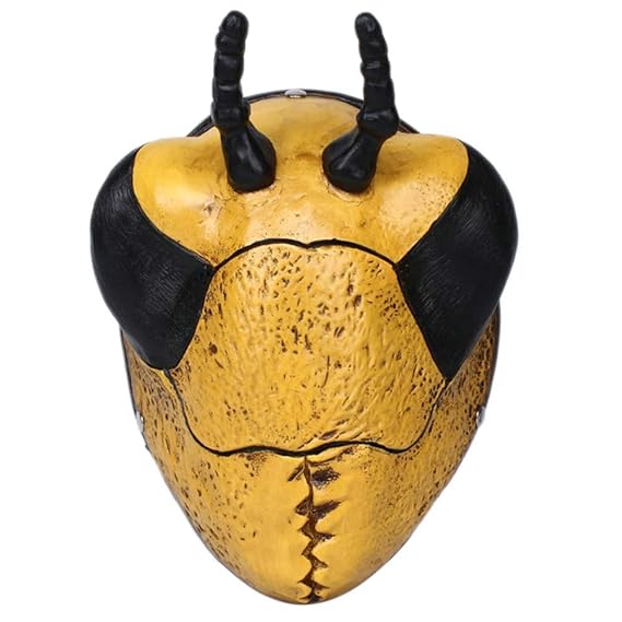 sldnfoi Spiel Ernte Tag 2 Maske Ameisen Halloween Räuber Clown Joker Bug Payday Stil,Yellow-OneSize